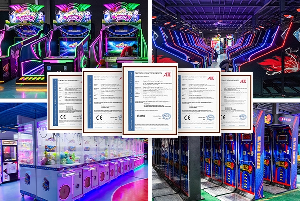Patented arcade game machine design